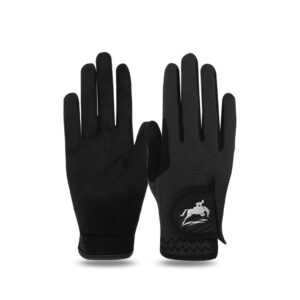 FINGER TEN Horse Riding Gloves Equestrian Women Kids for Girls Boys Mesh Breathable Lightweight Color Pack, Comfortable Grip for Summer